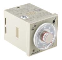 h3cr-f8-24-48vac12-48vdc Omron H3CR Series DIN Rail, Panel Mount Timer Relay, 24V ac/dc, 2-Contact, 0.05 s → 30h, 1-Function, DPDT