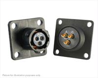 uts08e3s Souriau Sunbank by Eaton Circular Connector, 3 Contacts, Flange, Standard Connector, Plug, Female, IP68, IP69K, UTS