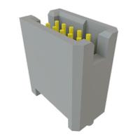 tfm-105-31-s-d-a Samtec TFM Series Vertical Through Hole, Surface PCB Header, 10 Contact(s), 1.27 mm Pitch, 2 Row, Shrouded