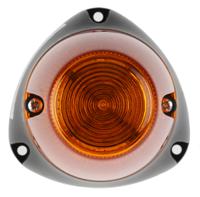 leda100-02-01 Moflash LEDA100 Series Amber Buzzer Beacon, 20 → 30 V, IP65, Surface Mount, Wall Mount, 80dB at 1 Metre
