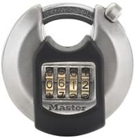 m40eurdnum Master Lock Padlock Weatherproof Stainless Steel Padlock, 10mm Shackle, 70mm Body