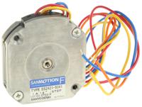 ss2421-5041 Sanyo Denki SS24 Series Hybrid, Single Shaft Stepper Motor, 83mNm Torque, 24 V, 1.8°, 42 x 42mm Frame, 5mm Shaft