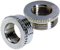 52104310 Lapp Cable Gland Adaptor, M16 Exterior Thread, M12 Interior Thread, Nickel Plated Brass, SKINDICHT Series