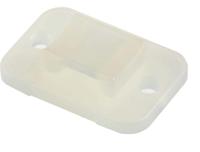 151-21319-ty3g1-pa66-na HellermannTyton Natural Cable Tie Mount 14 mm x 20mm, 4mm Max. Cable Tie Width