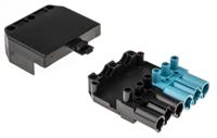 3436202102 Wieland GST18i6 Series Mini Connector, 6-Pole, Male, Cable Mount, 20A