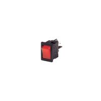 h8553vbnao Bulgin SPST, On-Off Rocker Switch Panel Mount