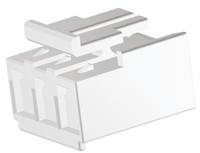 2132781-4 TE Connectivity, Economy Power II Female Connector Housing, 3.96mm Pitch, 4 Way, 1 Row