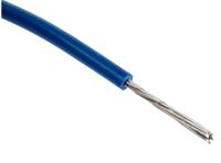207-5283 RS PRO Blue 0.52mm² Hook Up Wire, 20 AWG, 10/0.254 mm, 100m, PVC Insulation