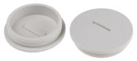 865-9786 RS PRO Blanking Plug, M50, 49.9mm Hole Diameter, Nylon 66, 55.5mm Diameter, Threaded
