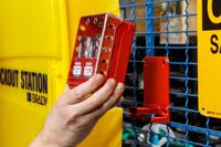 ultra-compact-lock-box-red Brady 12 Padlock Lockout Station, 69.7 x 148.5 x 100.3mm