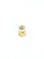 204-0615 RS PRO, M3.5 Brass Threaded Insert, 5.4mm diameter 4.8mm Depth 7.1mm