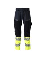 21479-281-01017-90c54 Mascot Workwear Yellow, Navy Hi Vis Trouser
