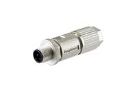 msas-04bmmd-sl8001 Amphenol Industrial Industrial Circular Connector, 4 Contacts, Cable, M12 Connector, Plug, Male, IP68, MSAS Series