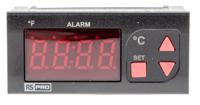 124-1075 RS PRO Panel Mount Temperature Indicator, 77 x 35mm 1 Input, 230 V ac Supply Voltage