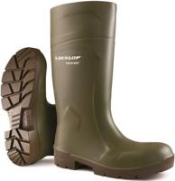 ca61831 Dunlop Green Steel Toe Capped Unisex Safety Wellingtons, UK 12, EU 47