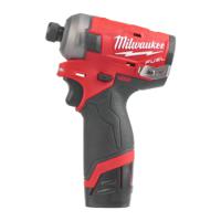 m12fqid-202x Milwaukee M12FQID-202X - 12V Impact Driver with 2 x 2Ah Batteries