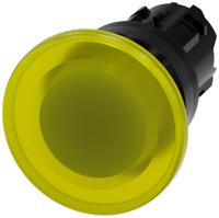 3su1001-1bd30-0aa0 Siemens SIRIUS ACT 3SU10 Series Yellow Momentary Push Button Head, 22mm Cutout, IP66, IP67, IP69K