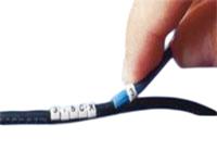 479820-000 TE Connectivity Agastat 7000 Snap On Cable Markers, White, Pre-printed "9", 1.4 → 1.8mm Cable, for Cables,