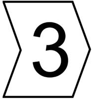 901-10573-909-3076-pvc HellermannTyton Helagrip Slide On Cable Markers, Black on White, Pre-printed "3", 2 → 5mm Cable, 901-10573
