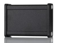1457c801bk Hammond 1457 Series Black Aluminium Enclosure, IP65, Black Lid, 80 x 59 x 30.9mm