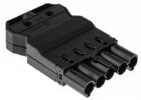 9295440531 Wieland GST18i5 Series Mini Connector, 5-Pole, Male, Cable Mount, 20A, IP20
