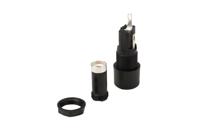 fx0455s Bulgin 10A Panel Mount Fuse Holder for 5 x 20mm Fuse, 1P, 250V ac