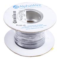 6714-bk005 Alpha Wire Ecogen Ecowire Series Black 0.52 mm² Hook Up Wire, 20 AWG, 10/0.25 mm, 30m, MPPE Insulation, 6714 BK005