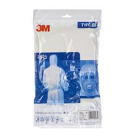 4545-2xl 3M White Coverall, EN 1073-2, EN 1149-5, XXL