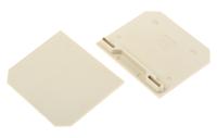 0271160000 Weidmuller SAK Series End Cover for Use with DIN Rail Terminal Blocks, ATEX