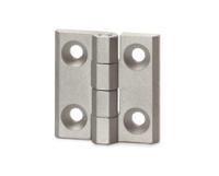 428631 Elesa Zinc Alloy Butt Hinge with a Fixed Pin, Screw Fixing, 50mm x 50mm x 11.5mm