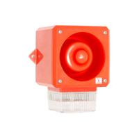 yl50llcrfwr Clifford & Snell YL50 Series Clear Sounder Beacon, 115 V ac, IP66, Wall Mount, 112dB at 1 Metre
