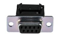 492-648 RS PRO 9 Way Cable Mount D-sub Connector Socket, 1.27mm Pitch