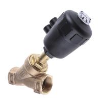 178896 Burkert Angle type Pneumatic Actuated Valve, G 1-1/2in, 16 bar