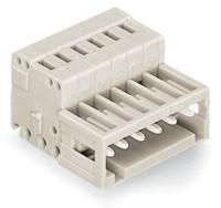 734-306 WAGO 734 Series Male Lighting Connector, 6-Pole, Male, 6-Way, Plug-In Mount, 10A