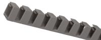 136-9937 RS PRO Grey Slotted Flexible Panel Trunking - Flexible Slot, W9 mm x D11mm, L0.5m, Polypropylene