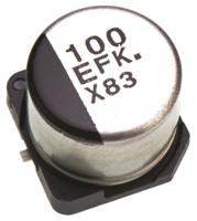 eeefk1e101ap Panasonic 100μF Aluminium Electrolytic Capacitor 25V dc, Surface Mount - EEEFK1E101AP