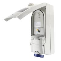5681683-rw Scame, ADVANCE 2 IP67 Blue Wall Mount 2P + E RCD Industrial Power Connector Socket, Rated At 16A, 230 V