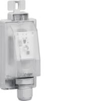 een003 Hager Lighting Controller Sensor Switch, Twilight, Surface Mount, 48mm Diameter