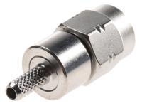 r124071120w Radiall, Plug Cable Mount SMA Connector, 50Ω, Crimp Termination, Straight Body