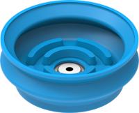 vasb-75-14-pur-b Festo 75mm Bellows PUR Suction Cup VASB-75-1/4-PUR-B, G 1/4 in
