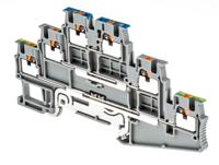 3213755 Phoenix Contact  PT 1.5/S-PE/L/N Series Grey, 0.14 → 1.5mm², Triple-Level, Push In Termination