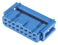 1658527-6 TE Connectivity 16-Way IDC Connector Socket for Cable Mount, 2-Row