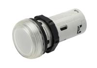 lpmld7 Lovato, LPML, Panel Mount Clear LED Pilot Light, 22mm Cutout, IP66, IP67, IP69K, Round, 48V