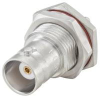 51k607-802n5 Rosenberger BNC Series, Jack Panel Mount BNC Connector, 50Ω, Crimp Termination, Straight Body