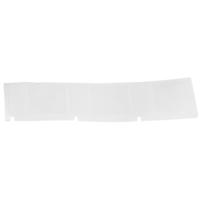 m4-91-427 Brady B-427 on Black on White, Transparent Label, 25.40 mm Width, 25.40mm Label Width