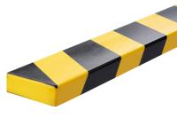 1108130 Durable Black, Yellow Wall Protector 1m x 60mm