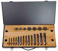 300-7509 RS PRO 25-Piece HSS Thread Tap & Die Set, 1/4 in UNF - 3/4 in UNF Taps, 1/4 in UNF - 3/4 in UNF Dies