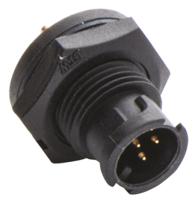 au-06pmms-lc7001 Amphenol Industrial Circular Connector, 6 Contacts, Panel, Miniature Connector, Socket, Male, IP67, Ceres Series