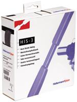 308-31200-his-3-124-po-x-bk HellermannTyton Heat Shrink Tubing, Black 12.7mm Sleeve Dia. x 5m Length 3:1 Ratio, HIS-3 Series