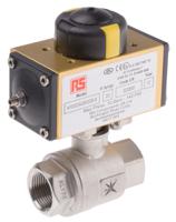 760-5630 RS PRO Ball type Pneumatic Actuated Valve, BSP 3/4in, 1000 psi